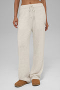 Wool Cashmere New Class Sweatpant - Bone Heather