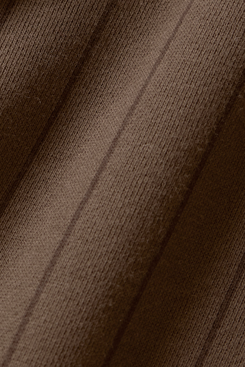 Pinstripe Straight Leg Sweatpant - Espresso Pinstripe
